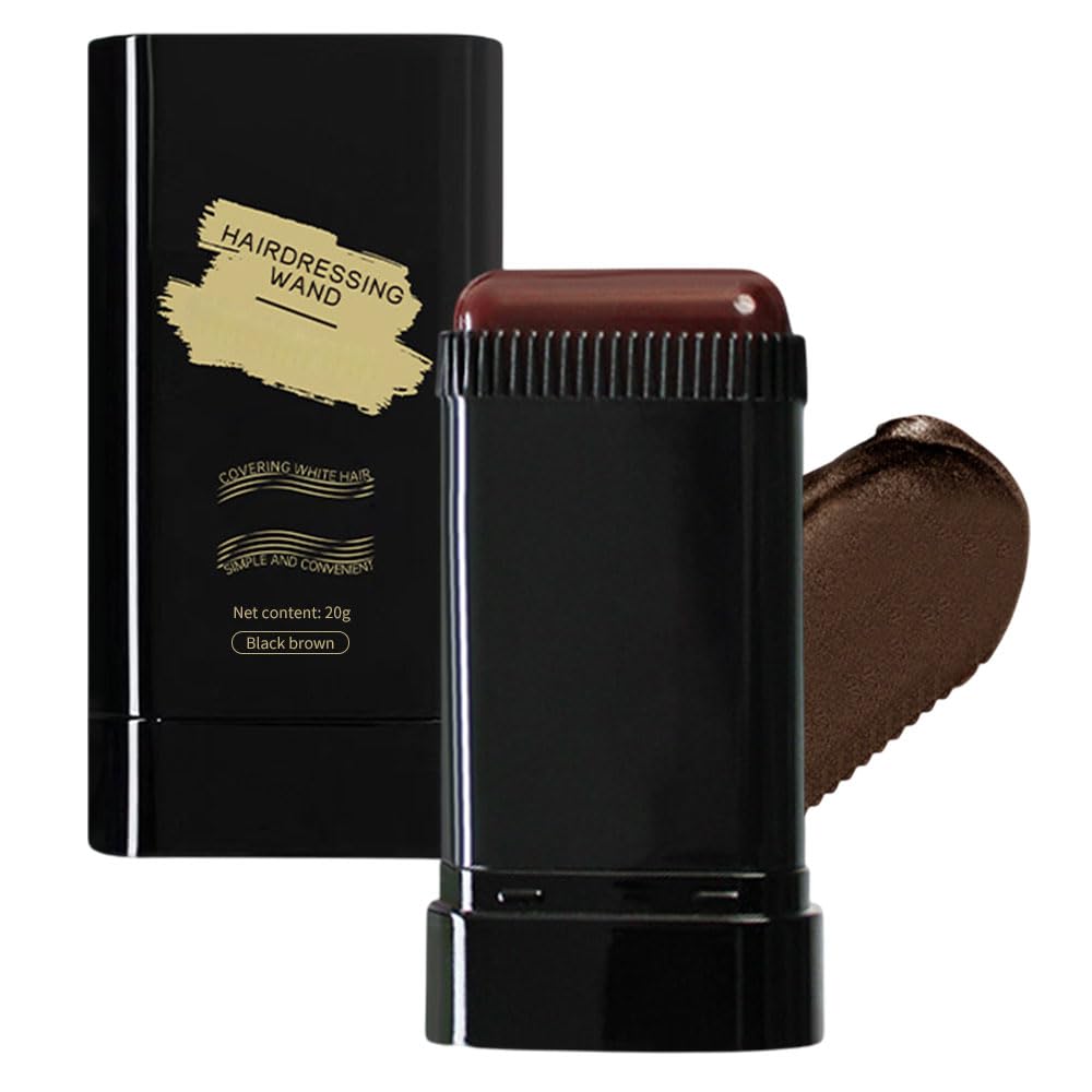 3-color portable hair dye stick with comb