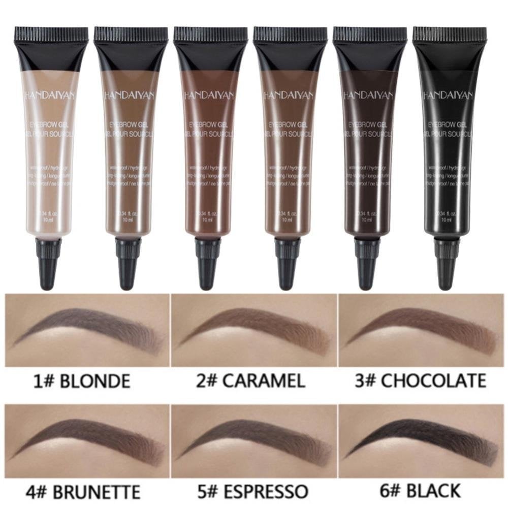 Long-lasting Waterproof Smudge-proof Liquid Eyebrow Gel/Tint(With Free Brush)
