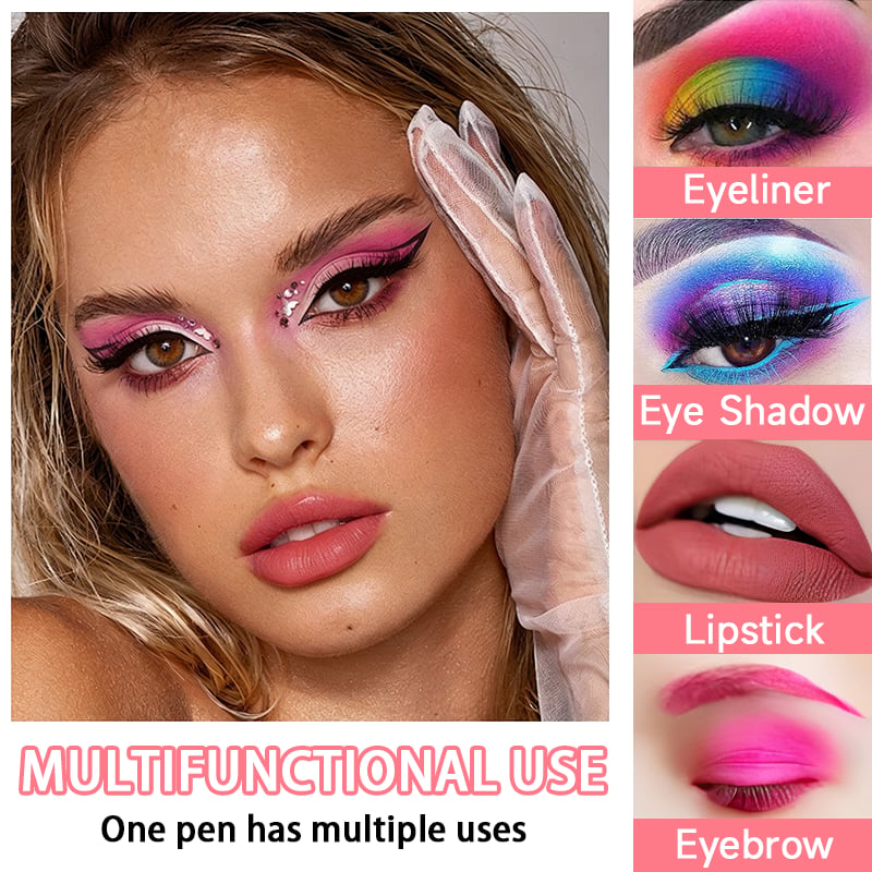 Maviglow™ – 14-Color Waterproof Metallic Gel Eyeliner Set 