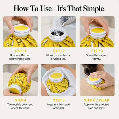 Snowbrook – Leak-Proof, Condensation-Free Reusable Ice Bag 