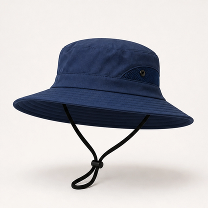 Maviglow™ – Packable Wide-Brim UPF50+ Sun Hat with Ponytail Hole 