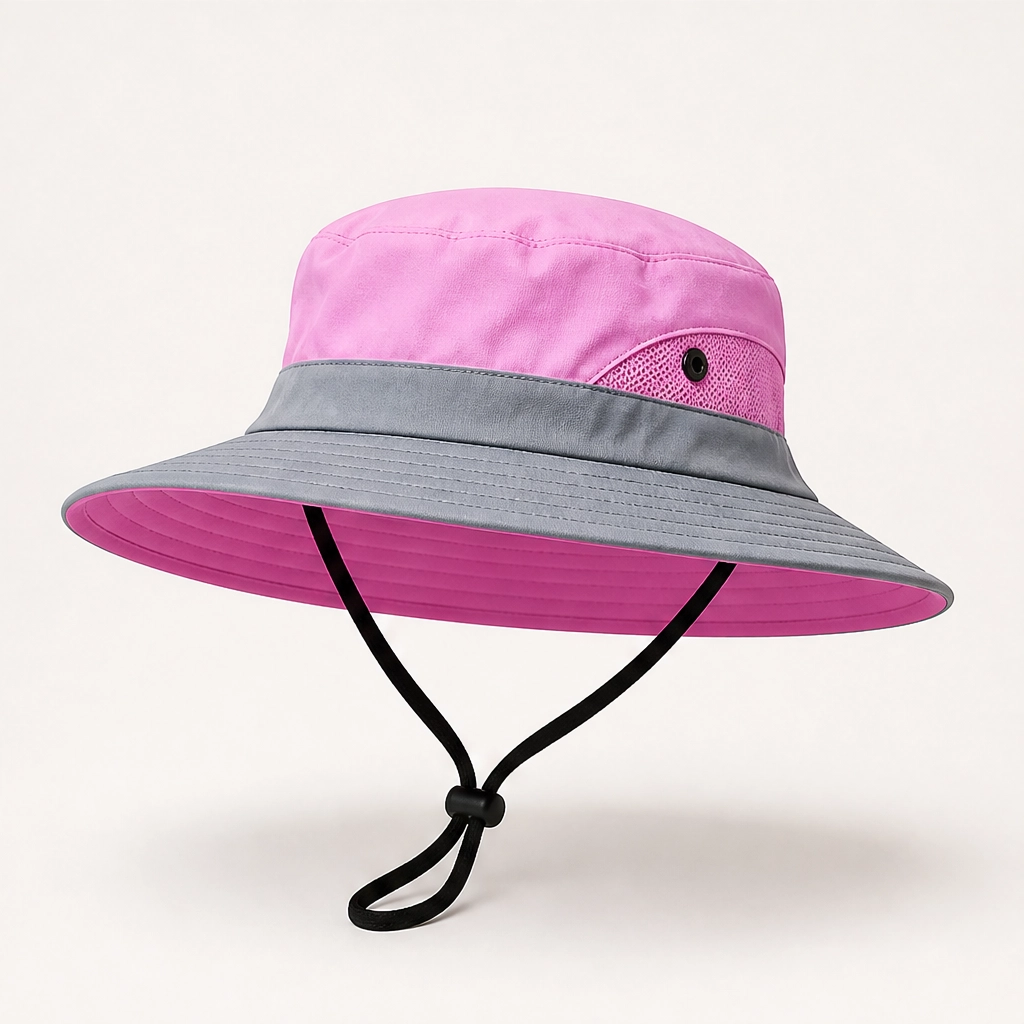 Maviglow™ – Packable Wide-Brim UPF50+ Sun Hat with Ponytail Hole 