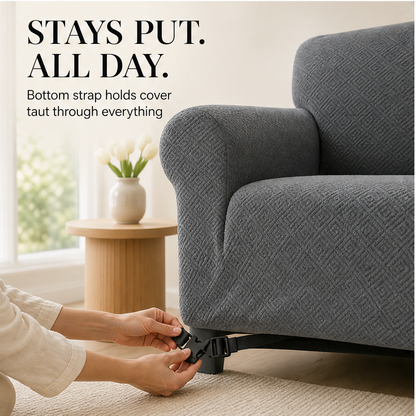 Havenweave – High-Stretch Non-Slip Jacquard Sofa Cover + 50% OFF