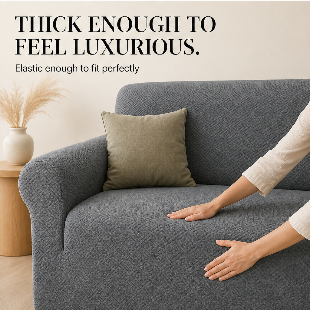 Havenweave – High-Stretch Non-Slip Jacquard Sofa Cover + 50% OFF