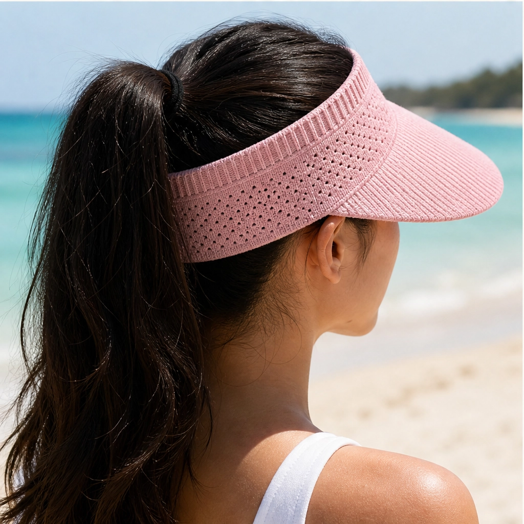 Breeza – Open-Top Breathable Wide-Brim Sun Hat with UV Protection + 50% OFF