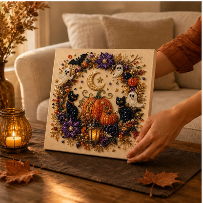 Pearlwick – Halloween Pearl Art DIY Kit, No-Skill Cozy Fall Decor + 50% OFF