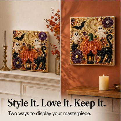 Pearlwick – Halloween Pearl Art DIY Kit, No-Skill Cozy Fall Decor + 50% OFF