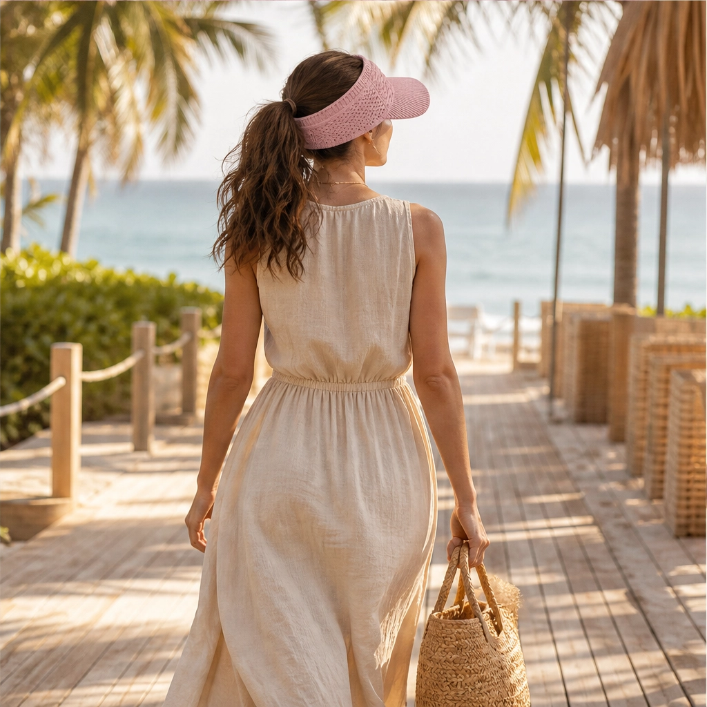 Breeza – Open-Top Breathable Wide-Brim Sun Hat with UV Protection + 50% OFF