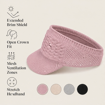 Breeza – Open-Top Breathable Wide-Brim Sun Hat with UV Protection + 50% OFF