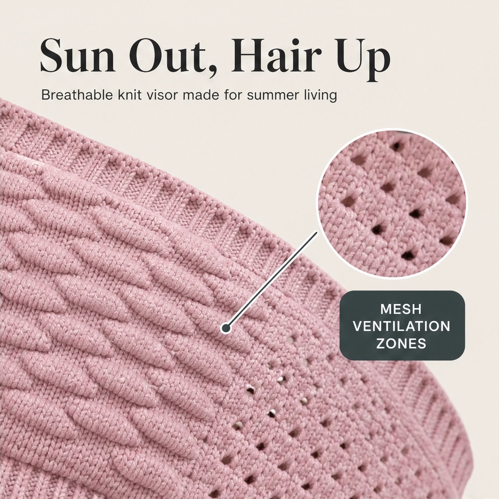 Breeza – Open-Top Breathable Wide-Brim Sun Hat with UV Protection + 50% OFF
