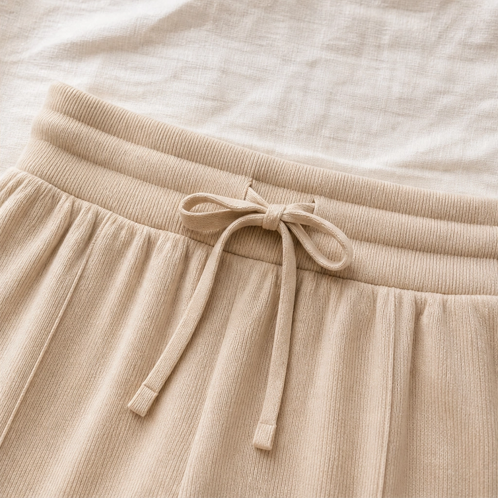 Maviglow™ – Ribbed Knit Sleeveless Crop Top & Wide-Leg Pants 2-Piece Set 