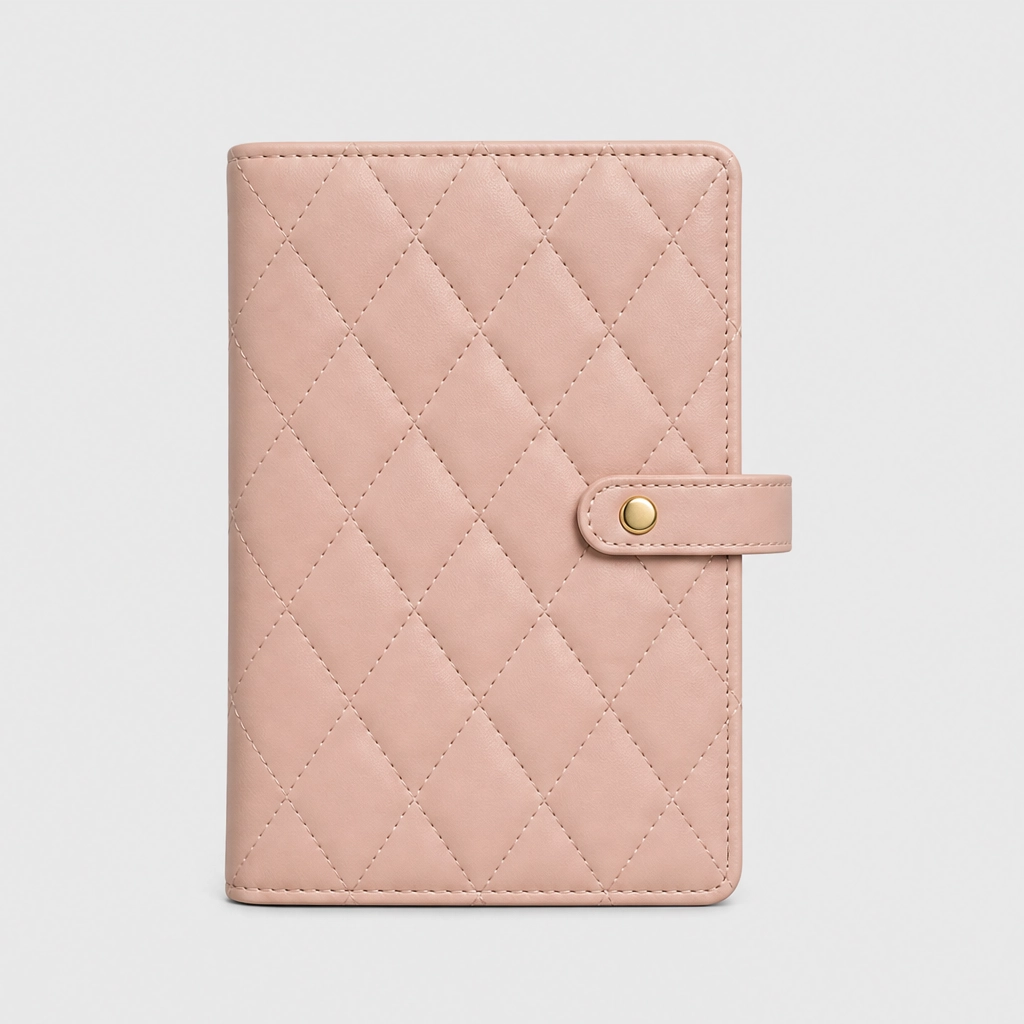 Maviglow™ – Quilted Travel Jewelry Book with Tangle-Free Grid Pockets 