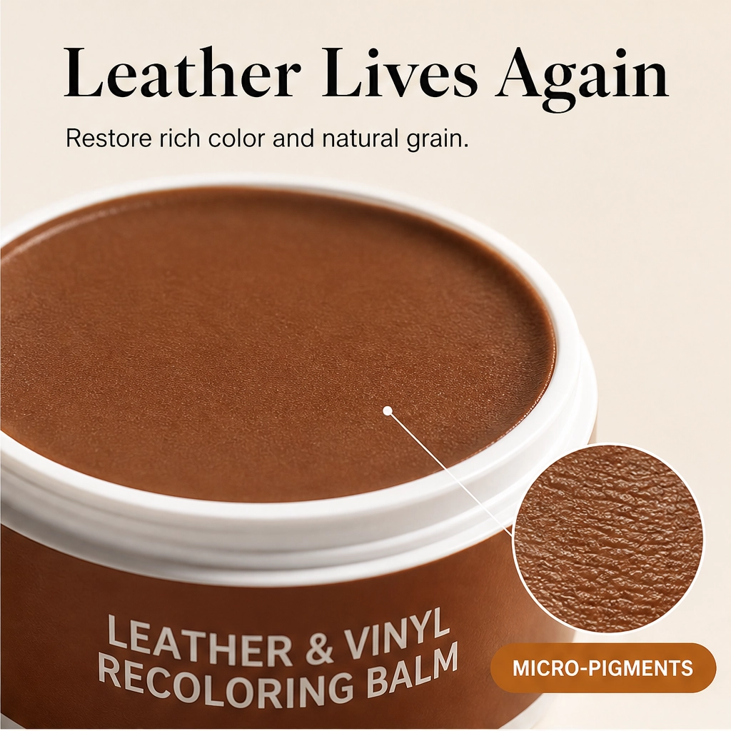 Burnwick – Color-Matched Leather Repair Paste for Scratches & Scuffs + 50% OFF