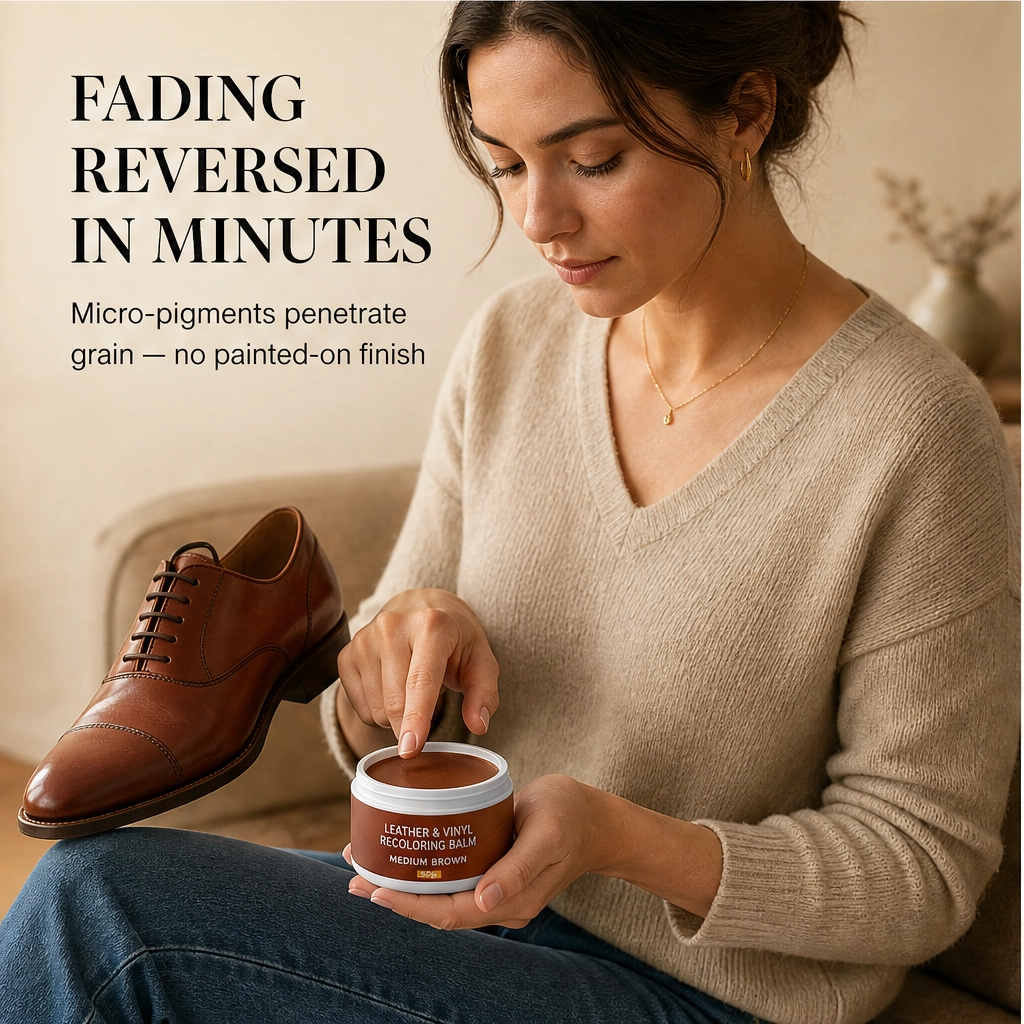 Burnwick – Color-Matched Leather Repair Paste for Scratches & Scuffs + 50% OFF