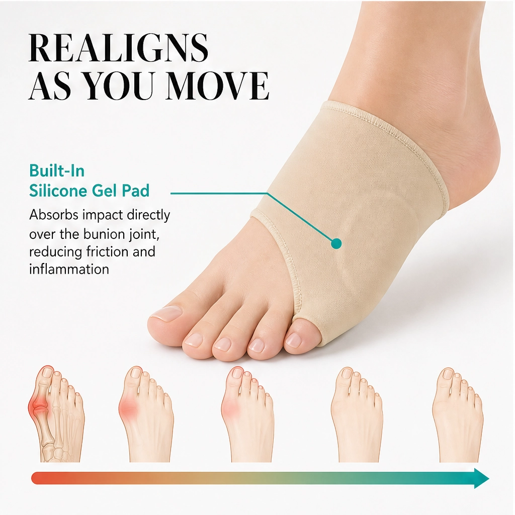 Solena – Soft Lycra Toe Guard Sleeve for Daily Comfort & Pressure Relief + 50% OFF