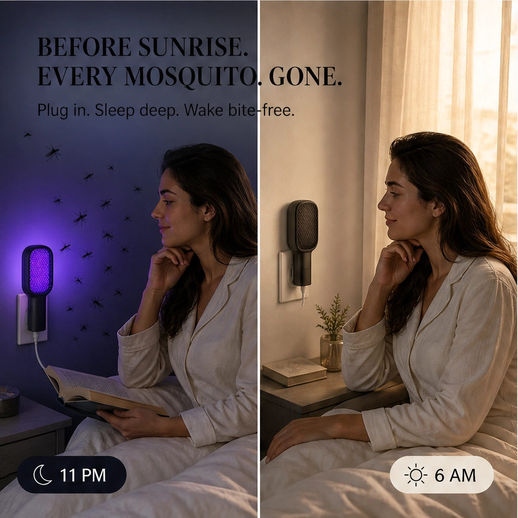 Vesper – USB UV Mosquito Killer Lamp for Quiet, Bite-Free Nights + 50% OFF