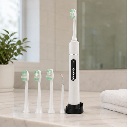 Brisk – 6-Mode Sonic Electric Toothbrush with Type-C Charging & Travel Kit + 50% OFF