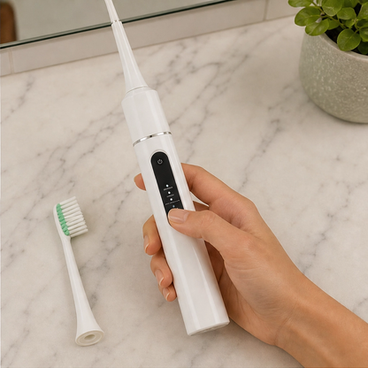 Brisk – 6-Mode Sonic Electric Toothbrush with Type-C Charging & Travel Kit + 50% OFF