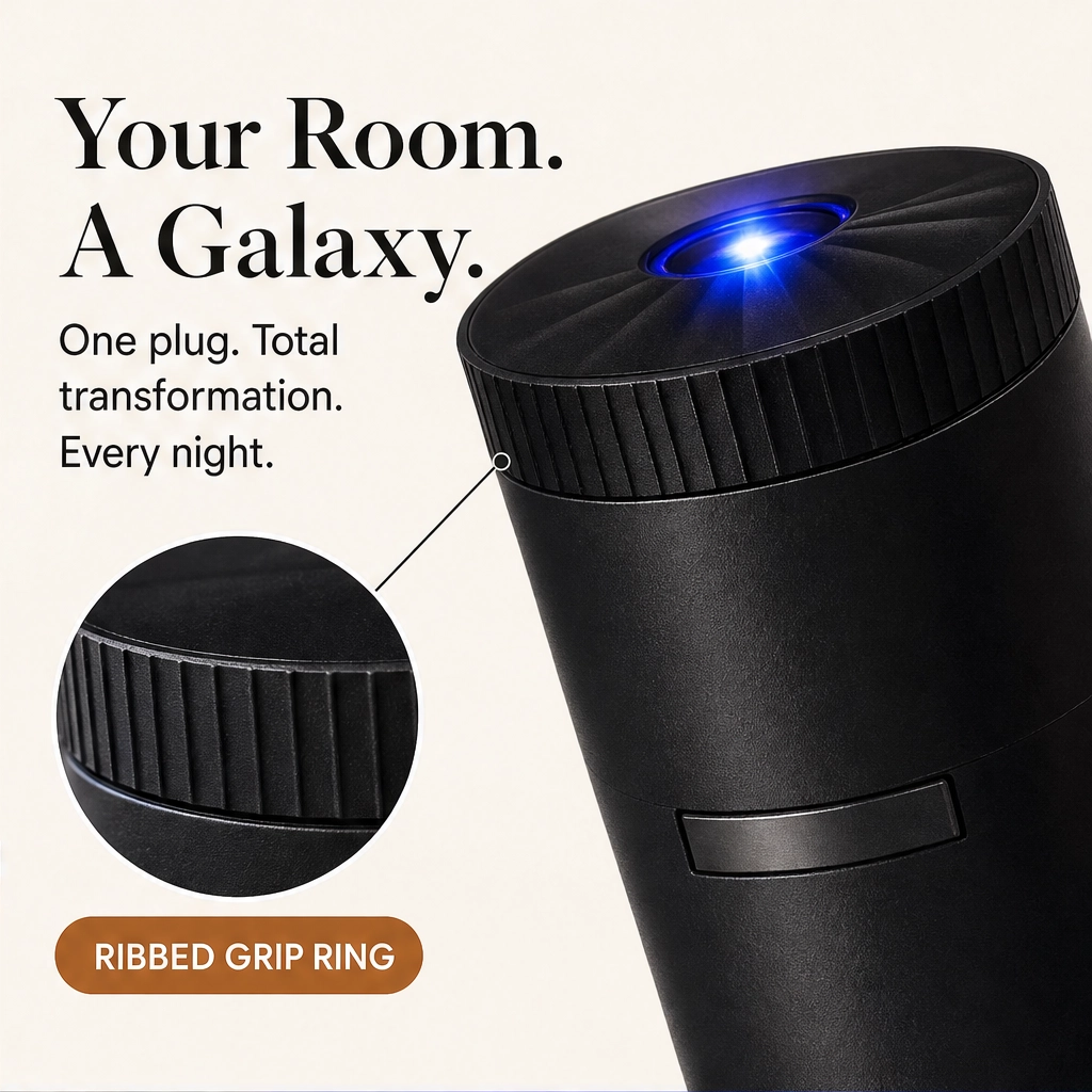 Maviglow™ – Galaxy & Ocean HD Star Projector with 360° Head 