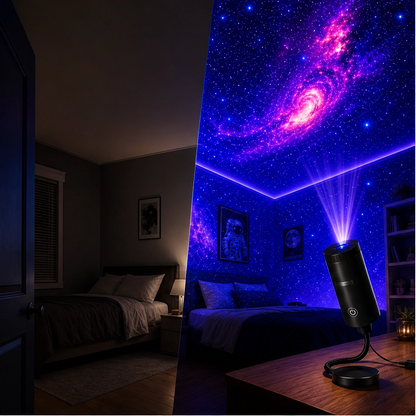 Maviglow™ – Galaxy & Ocean HD Star Projector with 360° Head 