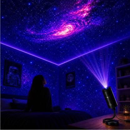 Maviglow™ – Galaxy & Ocean HD Star Projector with 360° Head 