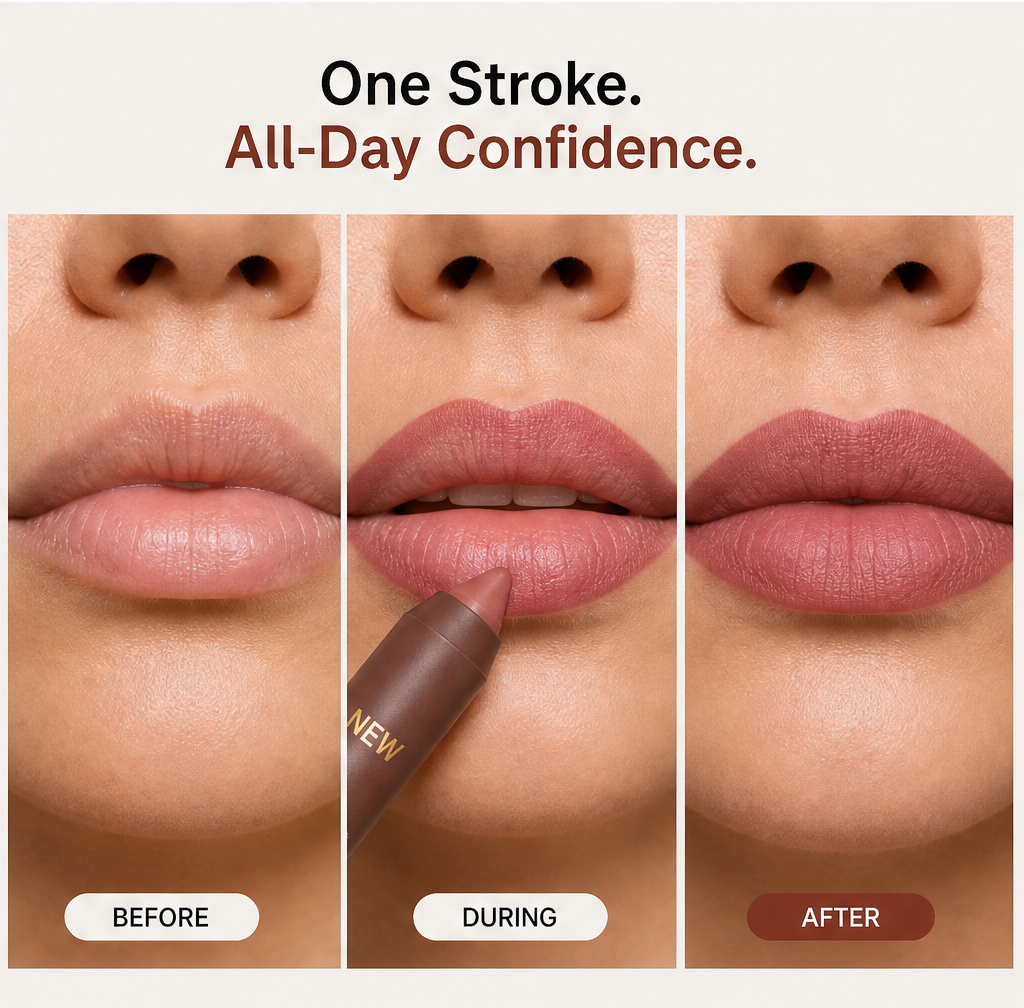 Rougette – 2-in-1 Hydrating Matte Lip Crayon & Liner + Buy 1 Get 1 FREE