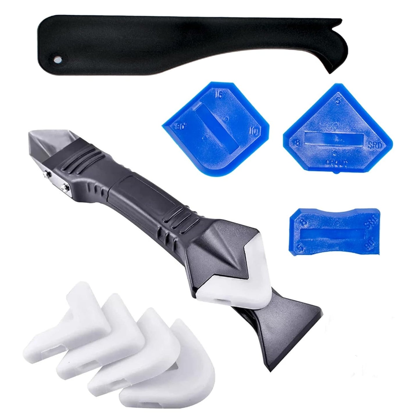 5-In-1 Silicone Sealant Finishing Tool for Effortless Caulking in Kitchen and Bathroom