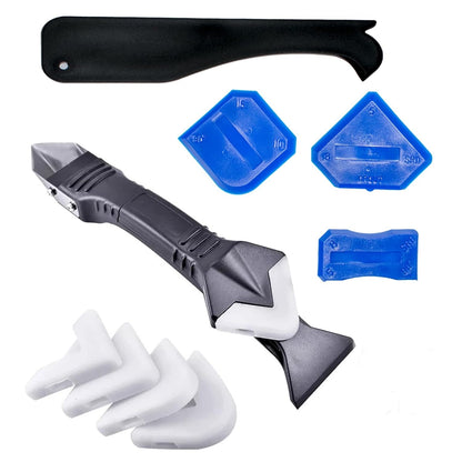 5-In-1 Silicone Sealant Finishing Tool for Effortless Caulking in Kitchen and Bathroom