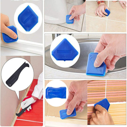 5-In-1 Silicone Sealant Finishing Tool for Effortless Caulking in Kitchen and Bathroom