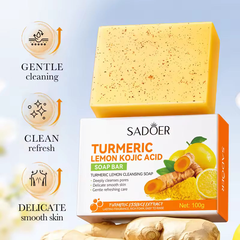 Turmeric Lemon Kojic Soap Bar