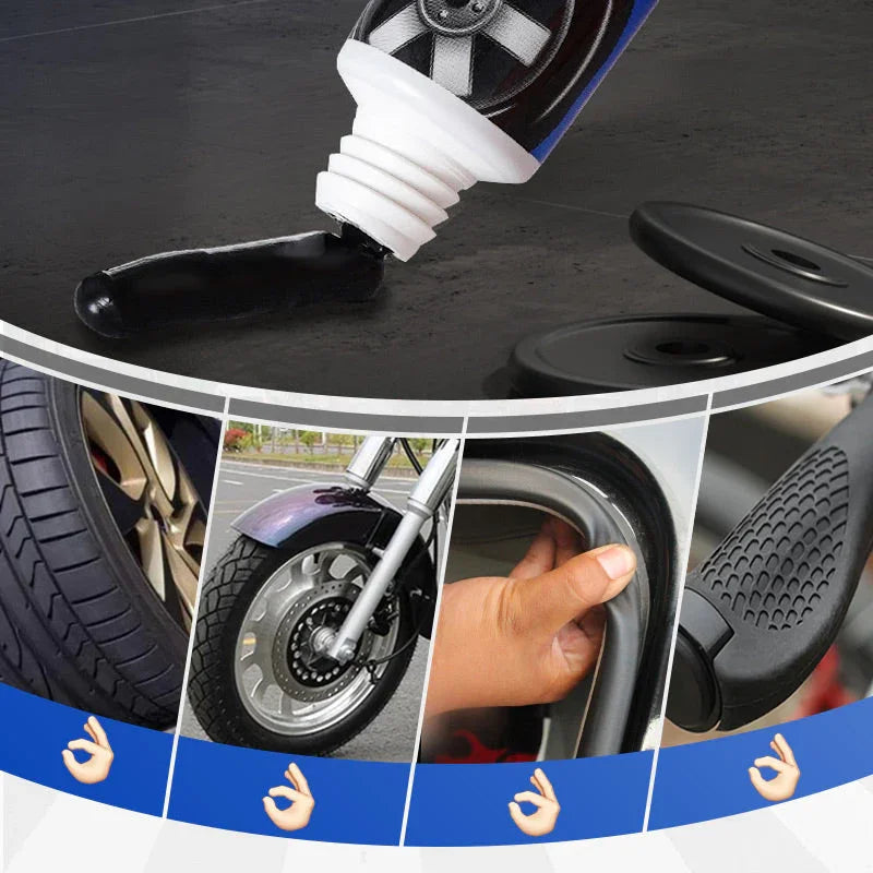 Auto care polish gel for tires, wheels, door seals, and handles, clarioy car tool