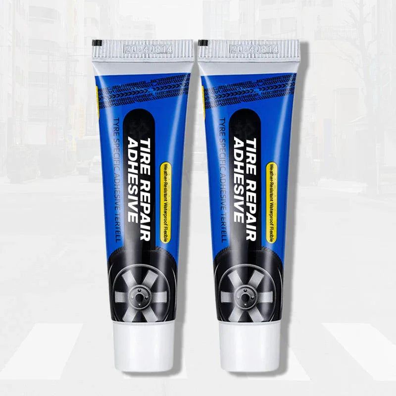 Two tubes of tire repair adhesive, waterproof sealant, premium auto tool from clarioy