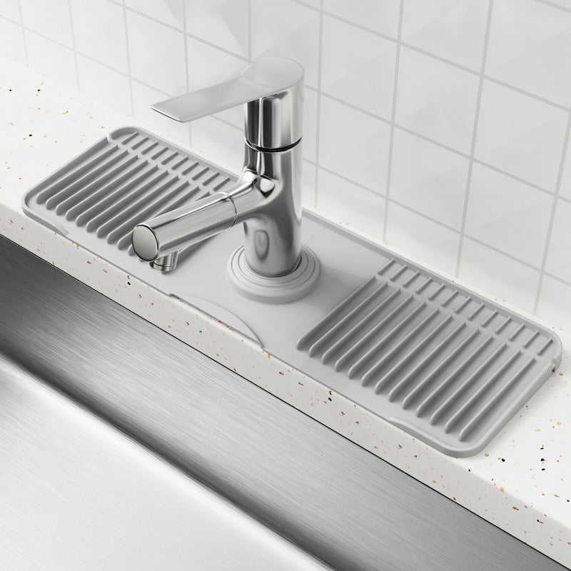 Drybrook – Quick-Dry Sloped Silicone Faucet Mat for Kitchen Sink + 50% OFF