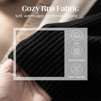 💖New Arrival 50% OFF💖—Women's Mock Neck Knit A-Line Mini Dress