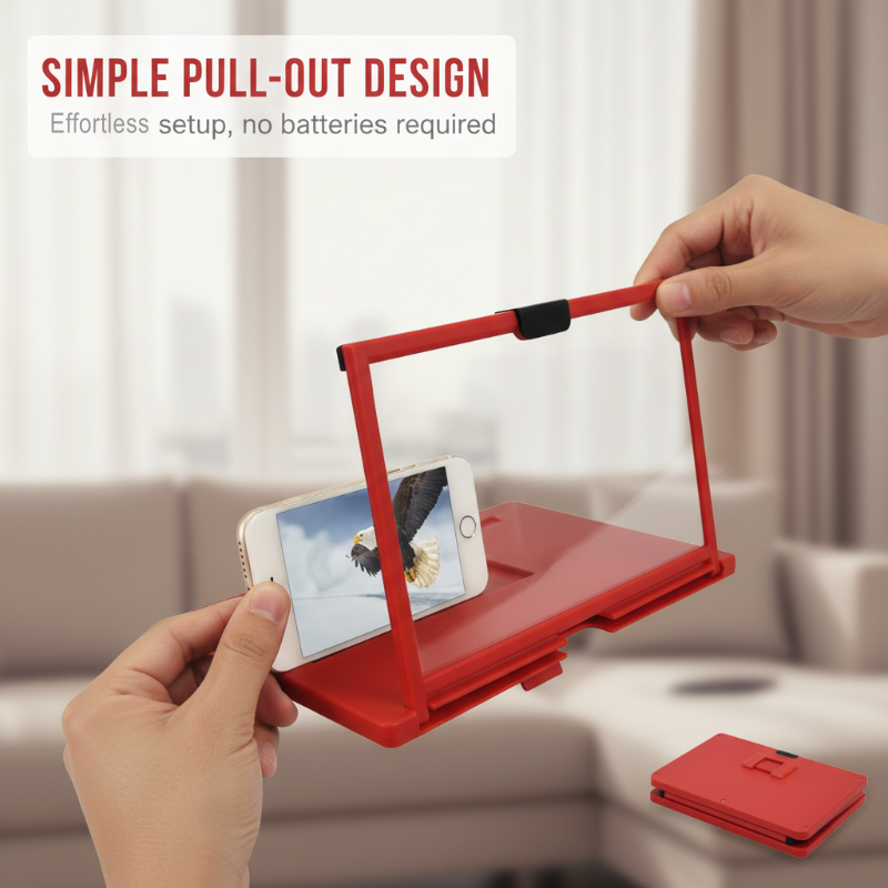  Make Screen “Bigger” | HD Phone Magnifier for Easier Viewing🎬✨