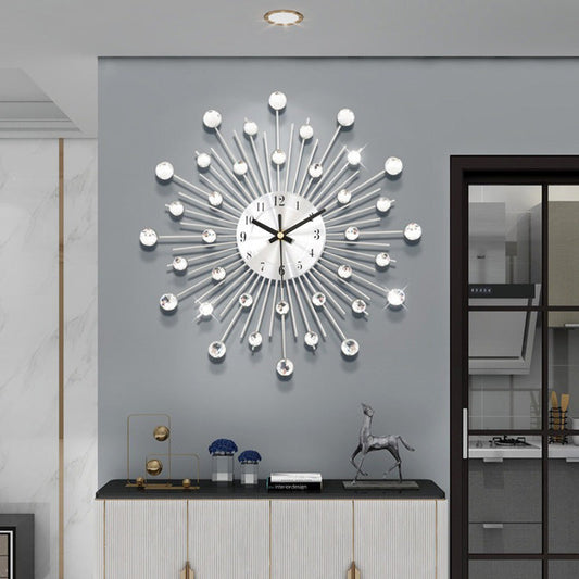 ✨ 62% OFF NOW! 🕰️ Rhinestone Wall Clock – Silent Movement, Sparkling Design & Elegant Home Decor 💎