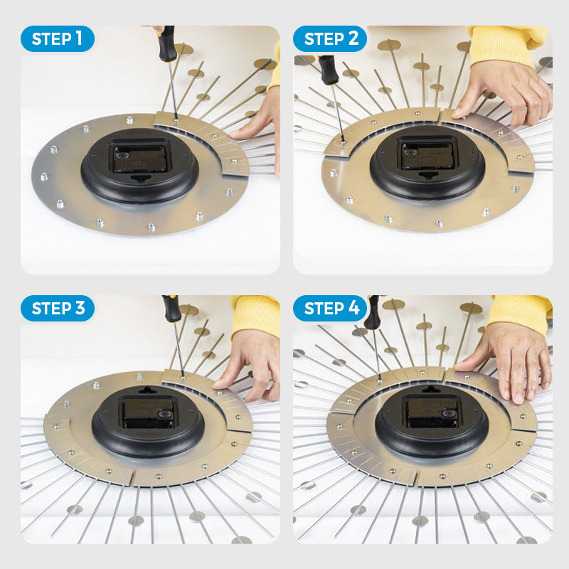 ✨ 62% OFF NOW! 🕰️ Rhinestone Wall Clock – Silent Movement, Sparkling Design & Elegant Home Decor 💎