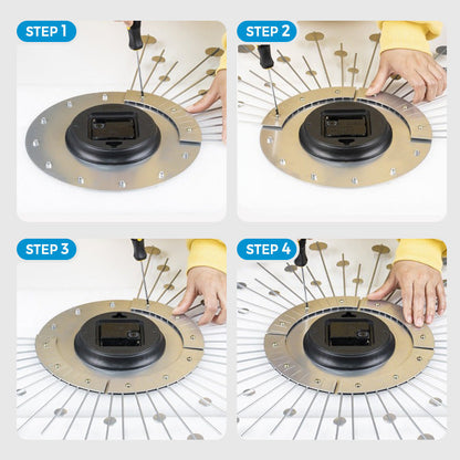 ✨ 62% OFF NOW! 🕰️ Rhinestone Wall Clock – Silent Movement, Sparkling Design & Elegant Home Decor 💎