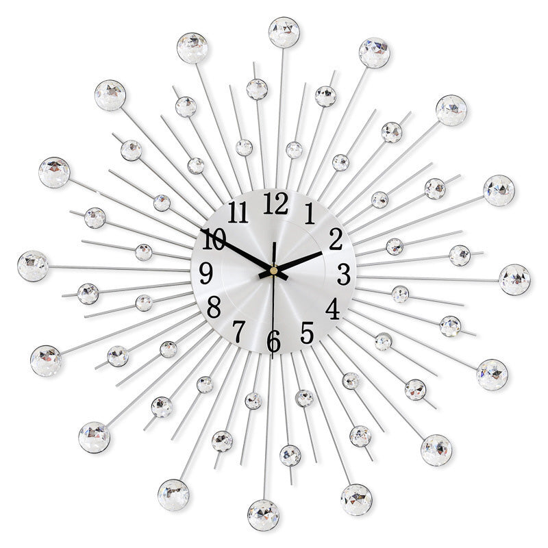 ✨ 62% OFF NOW! 🕰️ Rhinestone Wall Clock – Silent Movement, Sparkling Design & Elegant Home Decor 💎