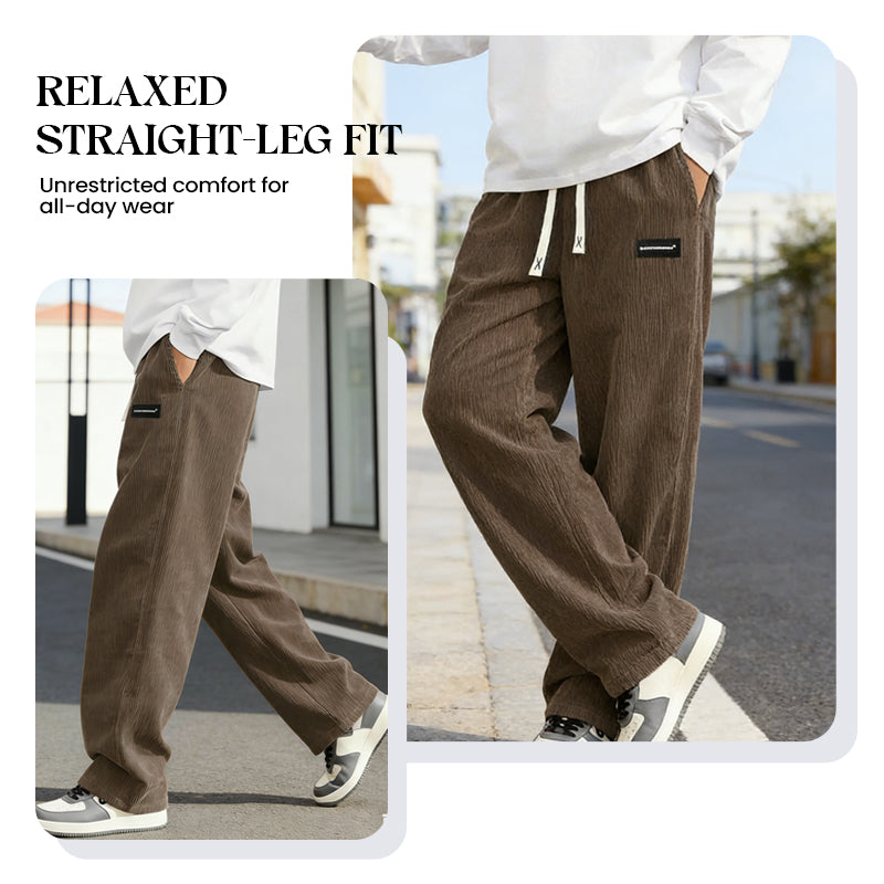 🔥Hot Sale 50% OFF🔥Men's Loose-Fit Drawstring Pants with Pockets