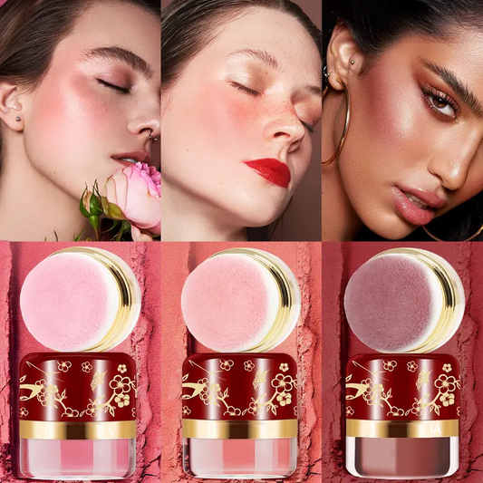 The AuraBlush Puff Stick — Portable Powder with Integrated Applicator + 50% OFF