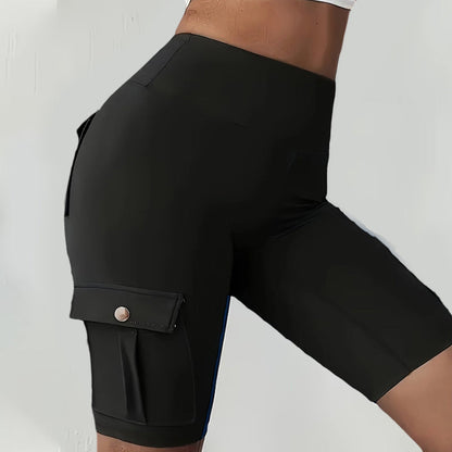🍑 50% OFF NOW! 🏋️‍♀️ High-Waist Butt-Lifting Athletic Shorts – 4-Way Stretch & Pockets – Squat-Proof & Moisture Wicking 🧘‍♀️