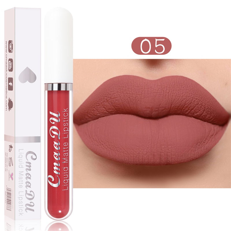 The AuraVelvet Liquid Lipstick Set — 18 Colors of Waterproof Matte Perfection + 50% OFF