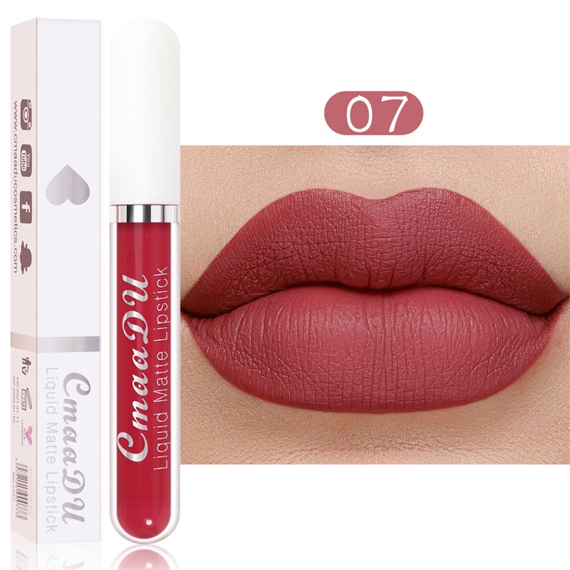 The AuraVelvet Liquid Lipstick Set — 18 Colors of Waterproof Matte Perfection + 50% OFF