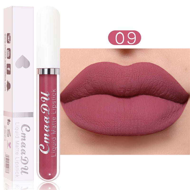 The AuraVelvet Liquid Lipstick Set — 18 Colors of Waterproof Matte Perfection + 50% OFF