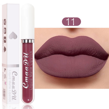 The AuraVelvet Liquid Lipstick Set — 18 Colors of Waterproof Matte Perfection + 50% OFF