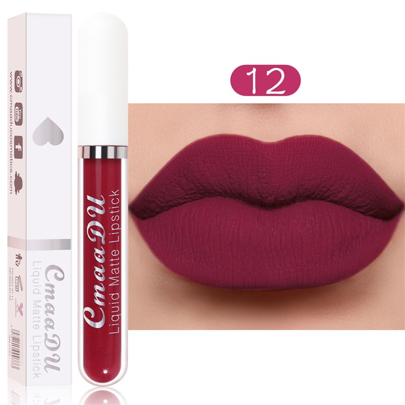 The AuraVelvet Liquid Lipstick Set — 18 Colors of Waterproof Matte Perfection + 50% OFF