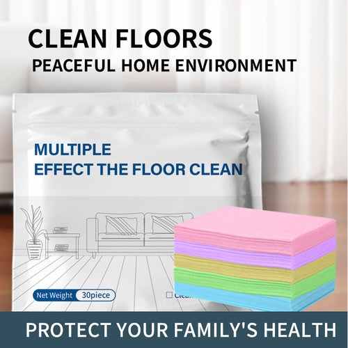 🧹 30-Pieces Multi-Effect Floor Cleaning Sheets – Powerful Stain Removal & Fresh Scent 🌿