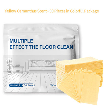 🧹 30-Pieces Multi-Effect Floor Cleaning Sheets – Powerful Stain Removal & Fresh Scent 🌿