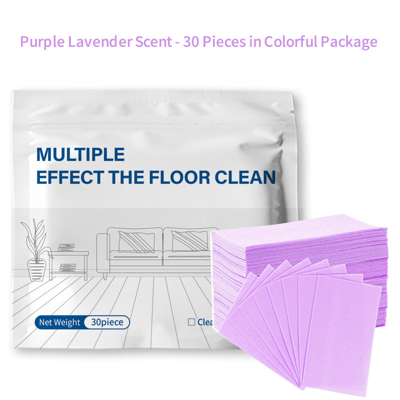 🧹 30-Pieces Multi-Effect Floor Cleaning Sheets – Powerful Stain Removal & Fresh Scent 🌿